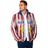 Paraguay Football Mundial 2026 Padded Jacket Lion Vencer O Morir Supporter