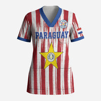 Paraguay Football Mundial 2026 Scrub Top Lion Vencer O Morir Supporter