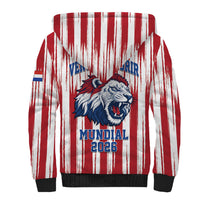 Paraguay Football Mundial 2026 Sherpa Hoodie Lion Vencer O Morir Supporter