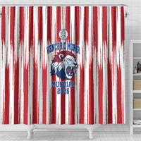 Paraguay Football Mundial 2026 Shower Curtain Lion Vencer O Morir Supporter