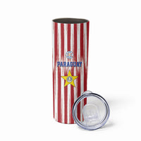 Paraguay Football Mundial 2026 Skinny Tumbler Lion Vencer O Morir Supporter
