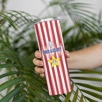 Paraguay Football Mundial 2026 Skinny Tumbler Lion Vencer O Morir Supporter