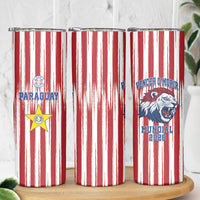 Paraguay Football Mundial 2026 Skinny Tumbler Lion Vencer O Morir Supporter