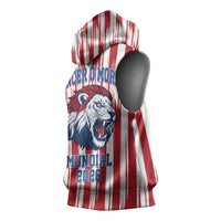Paraguay Football Mundial 2026 Sleeveless Hoodie Lion Vencer O Morir Supporter