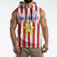 Paraguay Football Mundial 2026 Sleeveless Hoodie Lion Vencer O Morir Supporter