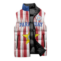 Paraguay Football Mundial 2026 Sleeveless Puffer Jacket Lion Vencer O Morir Supporter