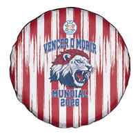 Paraguay Football Mundial 2026 Spare Tire Cover Lion Vencer O Morir Supporter