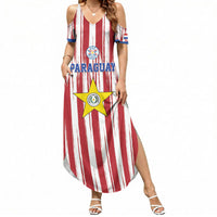 Paraguay Football Mundial 2026 Summer Maxi Dress Lion Vencer O Morir Supporter
