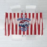 Paraguay Football Mundial 2026 Tablecloth Lion Vencer O Morir Supporter