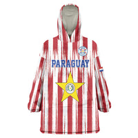 Paraguay Football Mundial 2026 Wearable Blanket Hoodie Lion Vencer O Morir Supporter