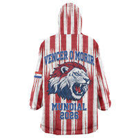 Paraguay Football Mundial 2026 Wearable Blanket Hoodie Lion Vencer O Morir Supporter