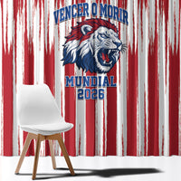 Paraguay Football Mundial 2026 Window Curtain Lion Vencer O Morir Supporter