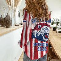 Paraguay Football Mundial 2026 Women Casual Shirt Lion Vencer O Morir Supporter