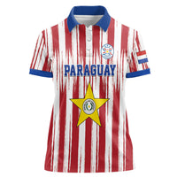 Paraguay Football Mundial 2026 Women Polo Shirt Lion Vencer O Morir Supporter