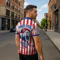 Paraguay Football Mundial 2026 Zipper Polo Shirt Lion Vencer O Morir Supporter