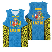 Italy Lazio Basketball Jersey Flag Style LT19
