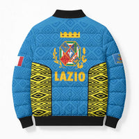 Italy Lazio Bomber Puffer Jacket Flag Style LT19