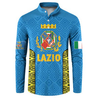 Italy Lazio Button Sweatshirt Flag Style LT19