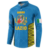 Italy Lazio Button Sweatshirt Flag Style LT19