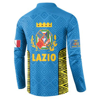 Italy Lazio Button Sweatshirt Flag Style LT19