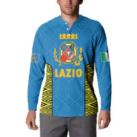 Italy Lazio Button Sweatshirt Flag Style LT19