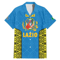 Italy Lazio Family Matching Mermaid Dress and Hawaiian Shirt Flag Style LT19