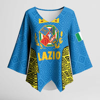 Italy Lazio Kimono Sleeve Blouse Flag Style LT19
