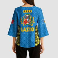 Italy Lazio Kimono Sleeve Blouse Flag Style LT19