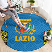 Italy Lazio Round Carpet Flag Style - Wonder Print Shop