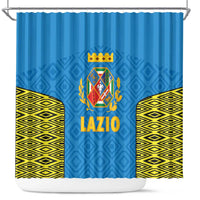 Italy Lazio Shower Curtain Flag Style - Wonder Print Shop