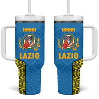 Italy Lazio Tumbler With Handle Flag Style - Wonder Print Shop