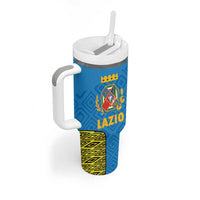 Italy Lazio Tumbler With Handle Flag Style - Wonder Print Shop