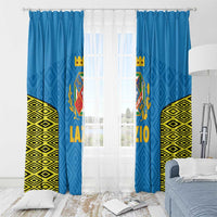 Italy Lazio Window Curtain Flag Style - Wonder Print Shop