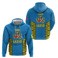 Italy Lazio Zip Hoodie Flag Style LT19