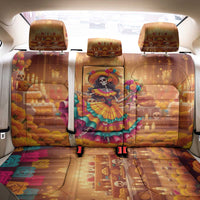 Mexico Day Of The Dead Back Car Seat Cover Día de los Muertos Catrina - Wonder Print Shop