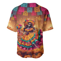 Mexico Day Of The Dead Baseball Jersey Día de los Muertos Catrina - Wonder Print Shop