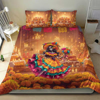 Mexico Day Of The Dead Bedding Set Día de los Muertos Catrina - Wonder Print Shop