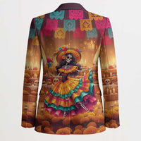 Mexico Day Of The Dead Blazer Día de los Muertos Catrina - Wonder Print Shop
