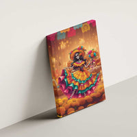 Mexico Day Of The Dead Canvas Wall Art Día de los Muertos Catrina - Wonder Print Shop