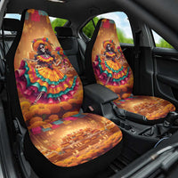 Mexico Day Of The Dead Car Seat Cover Día de los Muertos Catrina - Wonder Print Shop