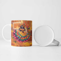 Mexico Day Of The Dead Ceramic Mug Día de los Muertos Catrina - Wonder Print Shop