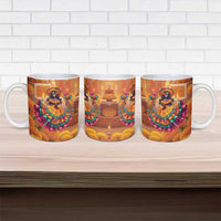 Mexico Day Of The Dead Ceramic Mug Día de los Muertos Catrina - Wonder Print Shop