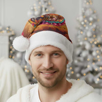 Mexico Day Of The Dead Christmas Santa Hat Día de los Muertos Catrina - Wonder Print Shop