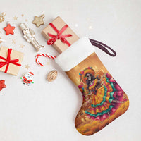 Mexico Day Of The Dead Christmas Stocking Día de los Muertos Catrina - Wonder Print Shop