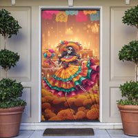 Mexico Day Of The Dead Door Cover Día de los Muertos Catrina - Wonder Print Shop