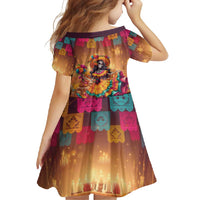 Mexico Day Of The Dead Family Matching Summer Maxi Dress and Hawaiian Shirt Día de los Muertos Catrina - Wonder Print Shop