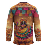 Mexico Day Of The Dead Hockey Jersey Día de los Muertos Catrina - Wonder Print Shop