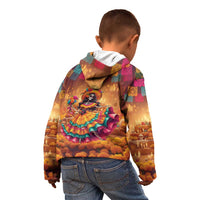Mexico Day Of The Dead Kid Hoodie Día de los Muertos Catrina - Wonder Print Shop