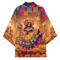Mexico Day Of The Dead Kimono Día de los Muertos Catrina - Wonder Print Shop