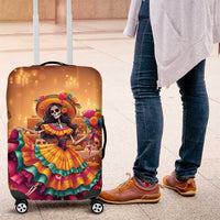 Mexico Day Of The Dead Luggage Cover Día de los Muertos Catrina - Wonder Print Shop